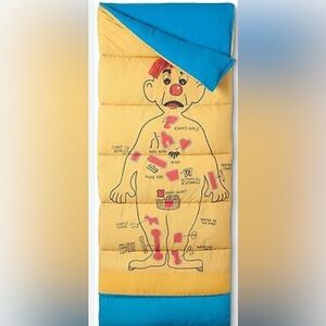 Pair of 2 Operation Sleeping Bags from Junk Food. 33x75”